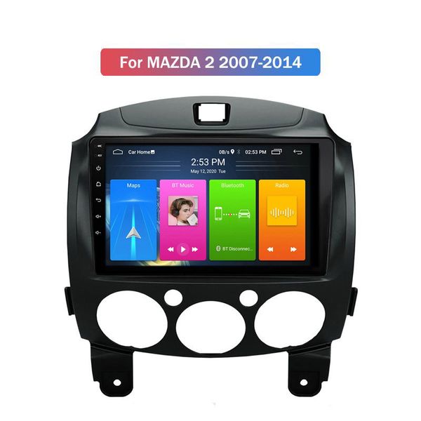 Navigazione GPS per auto Android con touch screen da 9