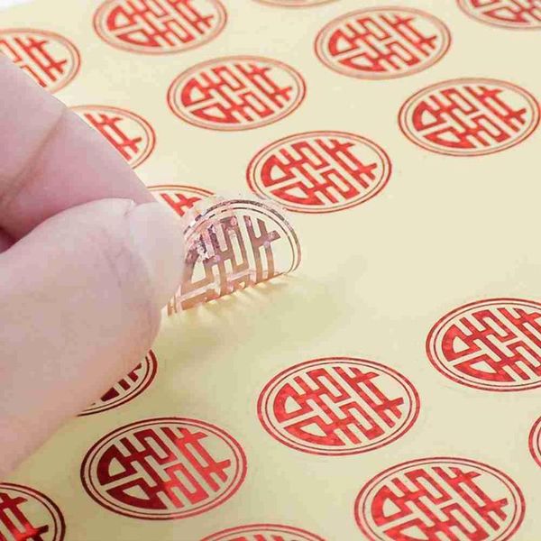 

gift wrap hi word sticker circular small envelope candy box sealed wedding supplies