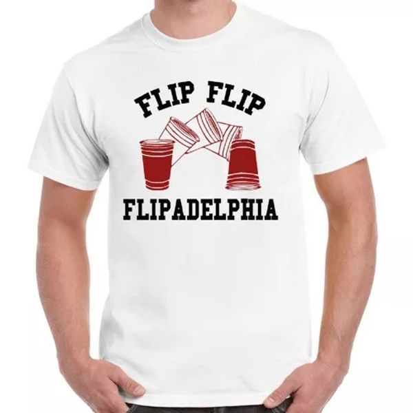 

flip flip flipadelphia always sunny in philadelphia retro t shirt 1134, White;black