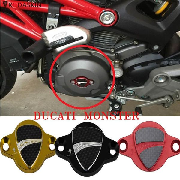 

keychains kodaskin motorcycle accessories alternator cap cover for ducati monster 696 796 821 659 1100/s/evo 1200/s, Silver
