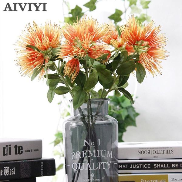 

artificial flower albizia julibrissin simulation plants plastic dandelion branch home soft decoration wedding party decorative flowers & wre
