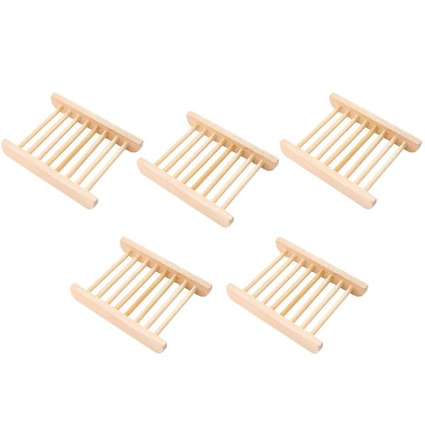 

soap dishes 5pcs handmade holder cute travel bathroom dish easy clean sponge natural bamboo storage for shower drain water kitchen