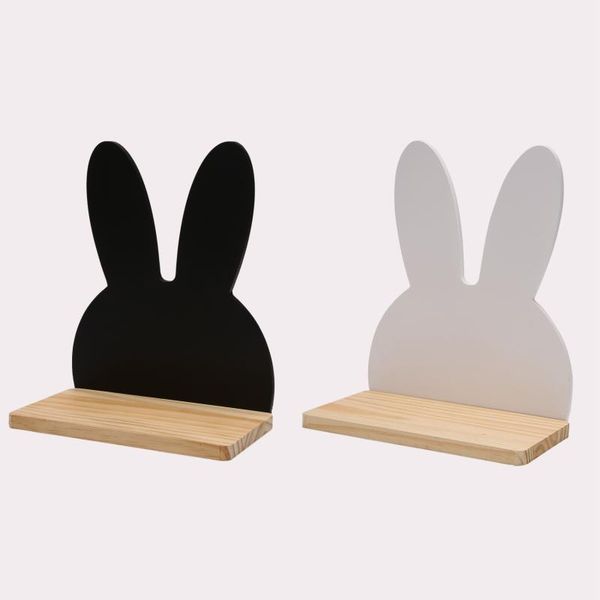 

other home decor wooden wall shelf baby kids room decoration lovely rabbits storage rack floating shelves organizer