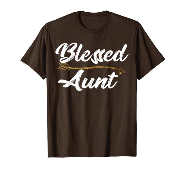 

Great Gold Arrow Blessed Aunt Thanksgiving Gift T-Shirt, Mainly pictures