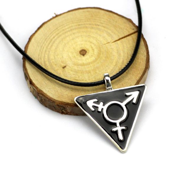 

new fashion personalized gay pendant gay and lesbian jewelry necklace, Silver