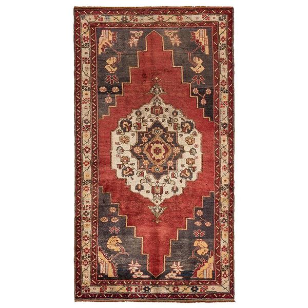 

carpets red gray turkish carpet 8x4 soft wool medallion neutral boho rug decorative area thin