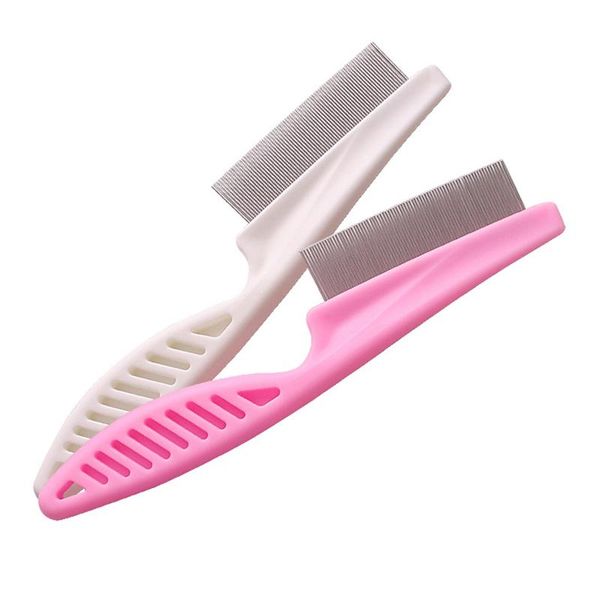 

fine-toothed pet comb accessories cleaning tool lice brush removing fleas portable stainless steel dog grooming