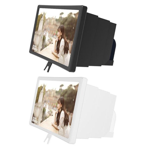 

cell phone mounts & holders 12 inch mobile 3d screen video magnifier movie amplifying projector stand