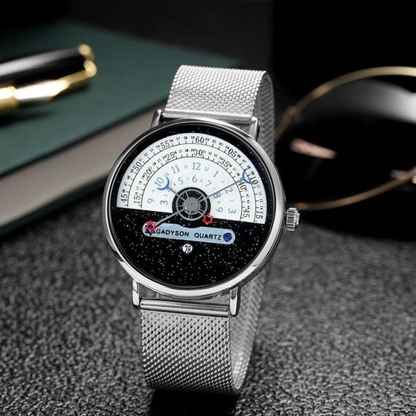 

wristwatches fashion brand watches for men creativity waterproof quartz analog watch luxury clock business men's montre homme, Slivery;brown