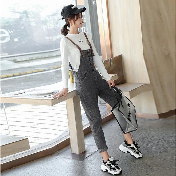 

women's jeans denim overalls casual boyfriend ripped jumpsuit romper women pants hole sleeveless for, Blue