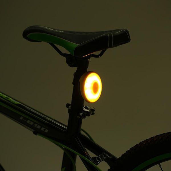 

bicycle light usb rechargeable bike brake tail lamp safety warning lights led rearlight for night riding 4 colors