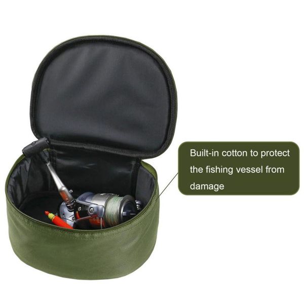 

fishing accessories outdoor portable wheel, greeney, green oxford, bag, lure package