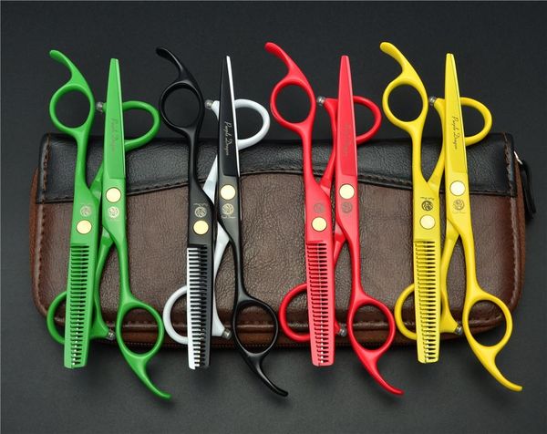 

hair scissors 2pcs 5.5 inch 16cm professional human hairdressing cutting shears thinning salon styling tools z1023