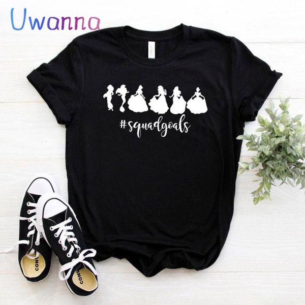 

women's t-shirt women kawaii princess tshirt harajuku cartoon white summer short sleeve tees female tumblr clothing black