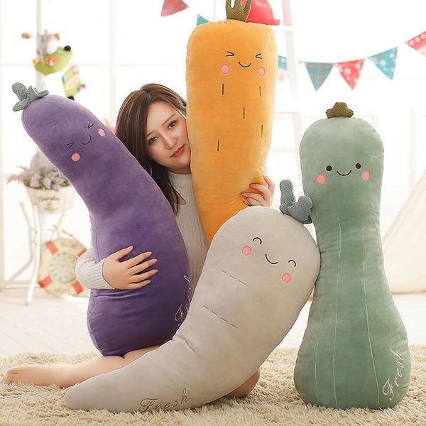 

cushion/decorative pillow cartoon smile carrot plush toy cute simulation vegetable dolls stuffed soft toys for children gift