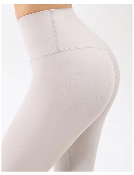 

yoga outfit high waist women seamless leggings bubble buelastic sprinkle silver pants gym sports workout energyts slim girl