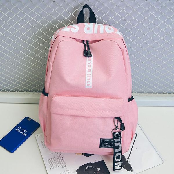 

backpack men's and women's common canvas fashion trend travel