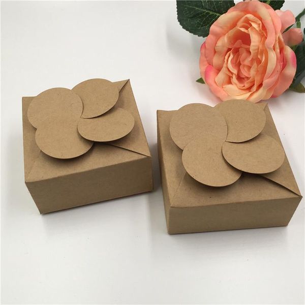 

gift wrap blank vintage kraft paper windmill box to pack candy craft cookie toy earring small gift,diy creative packaging 8x8x3.5cm