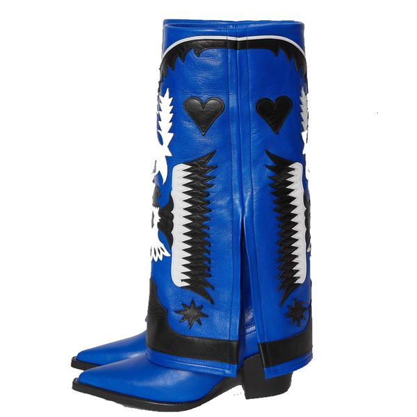 

boots botas de cowboy do oeste com borda, sapatos femininos couro legÃ­timo oeste, tamanho gran 34-43, para outono e inverno a5lz, Black