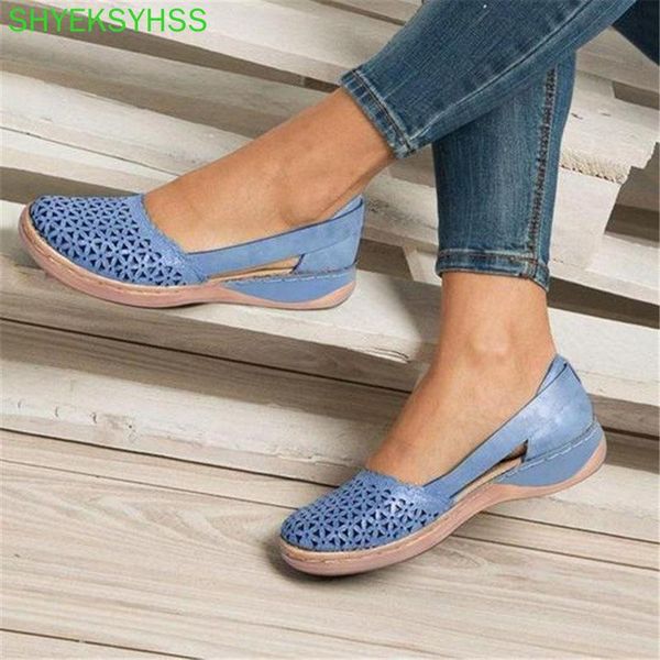

sandals women's 2021 summer handmade ladies shoes leather breathable women flats retro style cusomized support slipper, Black