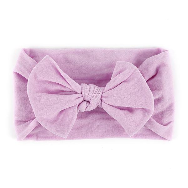 

hair accessories 21 colors fashion baby bow headband nylon elastic band girl soft round born headdress head 1pc, Slivery;white
