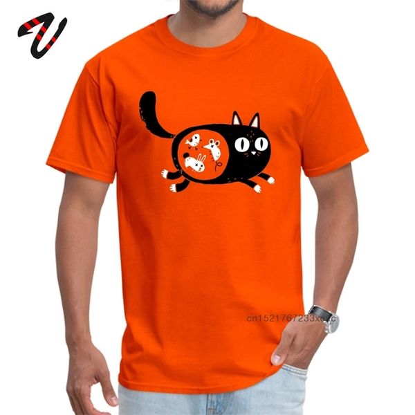 

orange cat t shirt for men its whats inside that counts dominant comfortable t-shirt designer tshirt summer/autumn 210707, White;black