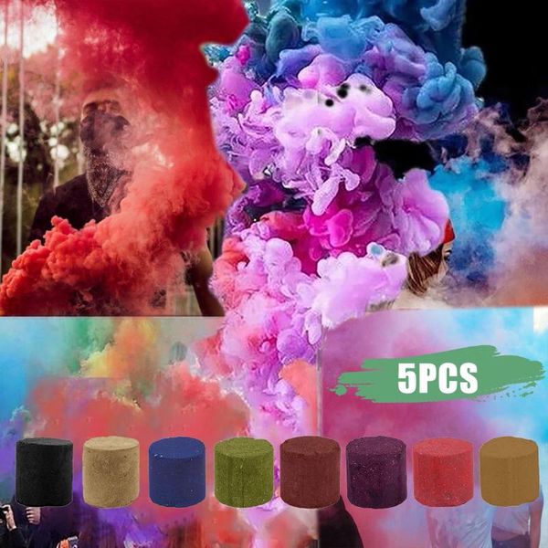 

decorative objects & figurines cool color smoke cake burning effect bomb pills portable pography props holiday party stage supplies