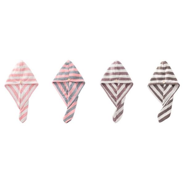 

hair wrapped towels quickly dry 1pcs portable bathroom accessories hat shower cap microfiber turban super absorben caps