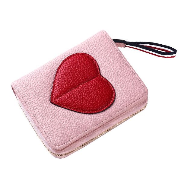 

wallets tassel purse lady short zip young horizontal wallet change, Red;black