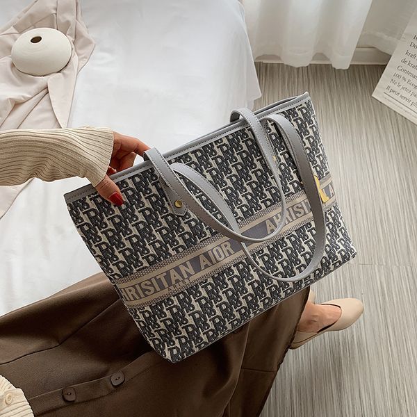 

net red envelope women's canvas shoulder bag large capacity tote purse