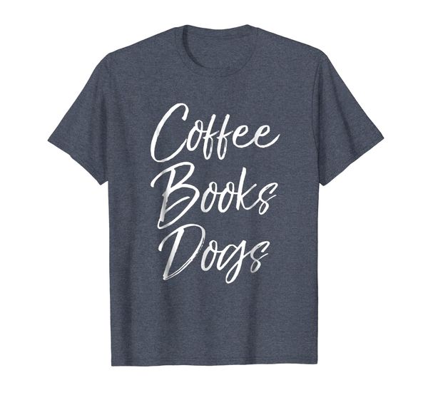 

coffee books dogs shirt funny cute reading caffeine read tee, White;black