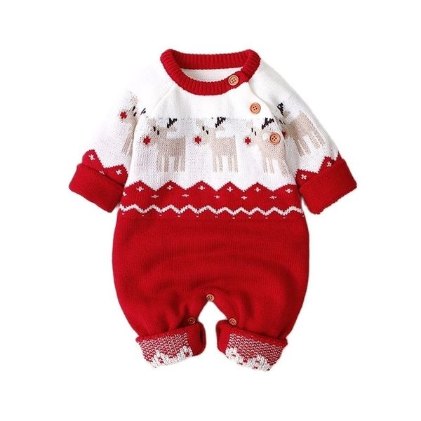 LZH Herbst Winter Säuglingskleidung Kinder Overalls Baby Strampler Für Jungen Mädchen Overall Weihnachten Kostüm geboren Kleidung 211101