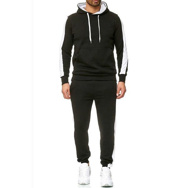 

autumn and winter 2021 new men's leisure sports suit, Gray