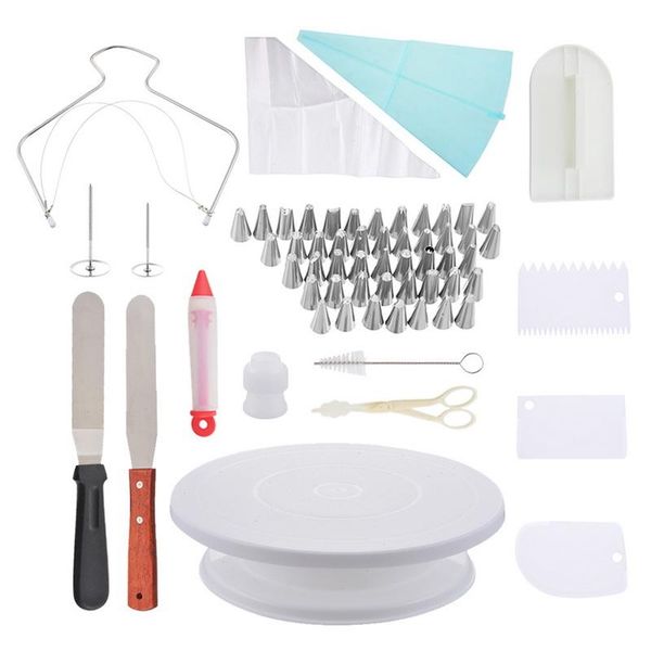 

baking & pastry tools hoomall 1set cake decorating set dessert kit for flower icing piping nozzles decors diy kitchen accessories