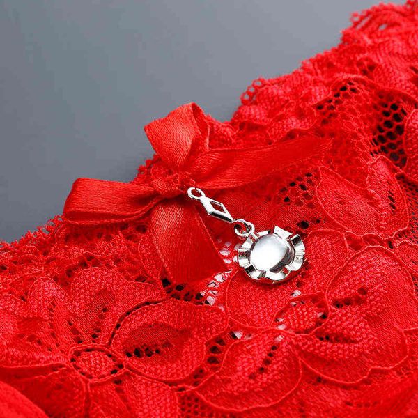 

nxy set6pc/lot women mini thongs lace panties bikini adjustable lingerie girls g-strings cute culotte female bragas xxs-l 2003p6 1128, Red;black