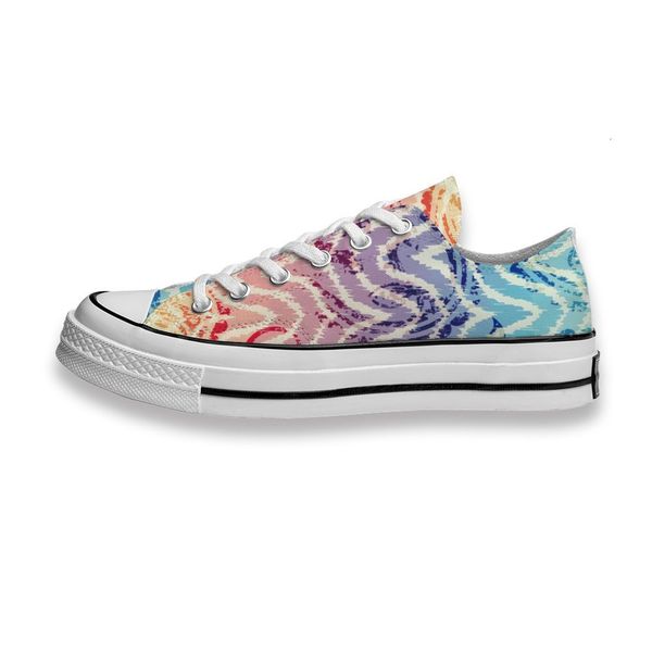 

custom printed shoes gradient ripple sneakers low mens womens skateboard sport footwear diy trainers canvas casual shoe