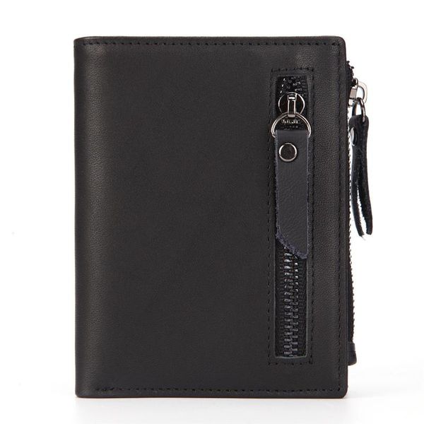 

wallets 100%genuine leather men wallet business card holder luxury rfid 10 cards purse organizer case zipper male, Red;black