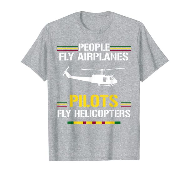 

people fly airplanes pilots fly helicopters t-shirt, White;black