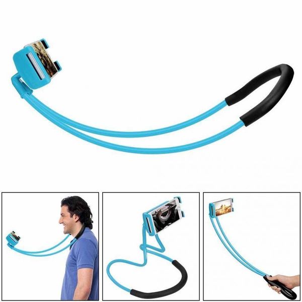 

cell phone mounts & holders lazy hanging neck stands necklace cellphone support bracket for universal holder