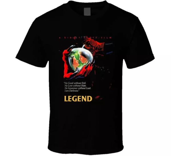 

legend movie tom cruise ridley scott fantasy t shirt, White;black