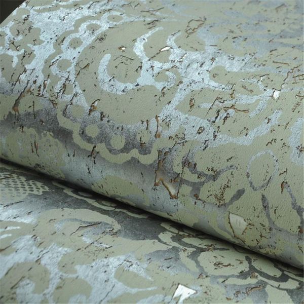 

wallpapers mywind silver dusty yellow court style bohemian luxury wallpaper wholesale living home cork