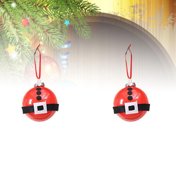 

christmas decorations 2pcs tree pendant funny diy elf plastic xmas hanging decoration toys for home office shopping mall (red)