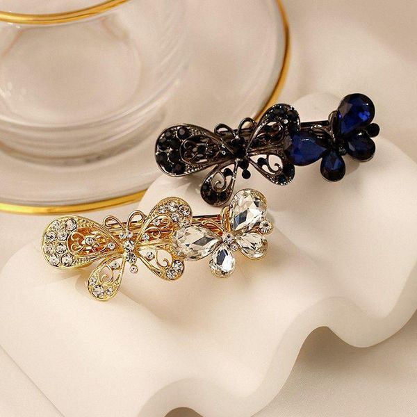 

hair clips & barrettes korean forest small fresh temperament hairpin sweet girl butterfly duckbill clip ins wild accessories, Golden;silver