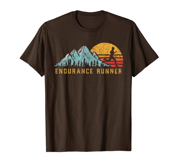 

Endurance Runner - Retro Style Vintage Trail Running T-Shirt, Mainly pictures