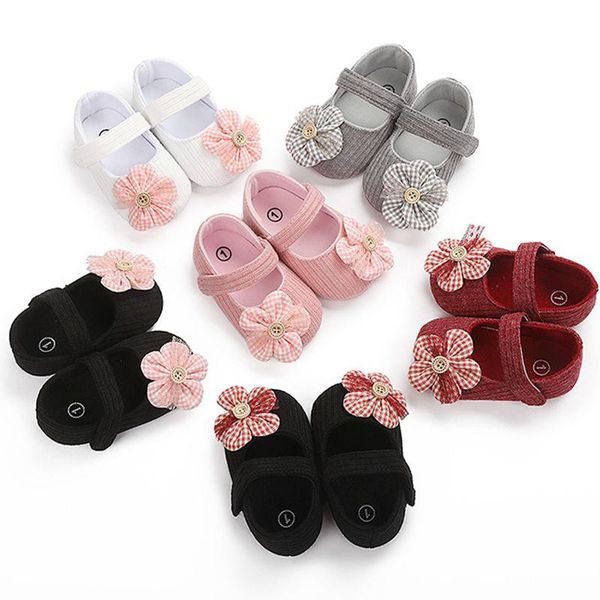 

first walkers 2021 princess baby shoes soft sole lovely bow girl casual
