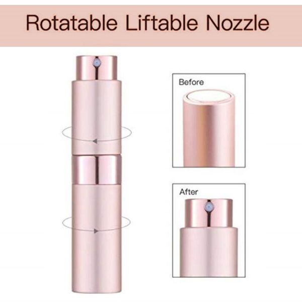 

storage bottles & jars portable mini perfume bottle atomiser spray travel scent dispenser sprayer cosmetic container for 8ml