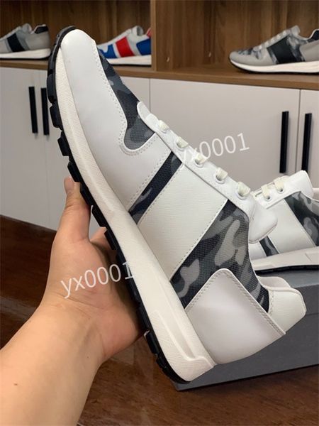 

2021 Top Quality Camouflage boots Sneaker Men Rivet Shoe Studded Mesh Camo Leather Casual Trainers Rockrunner Shoes Chaussures 39-46, 10