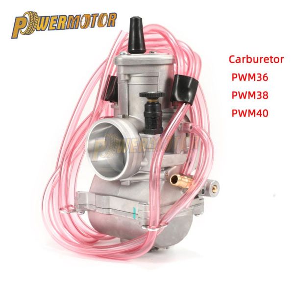 

motorcycle carburetor pwm 36mm 38mm 40mm carb universal carburador for utv atv 250cc shift karts 2t racing scooter fuel system