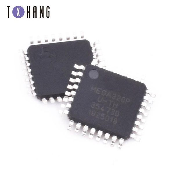 

integrated circuits 5 pcs atmega328p-au atmega328p atmega328 8-bit microcontroller avr 32 k flash memory qfp-32