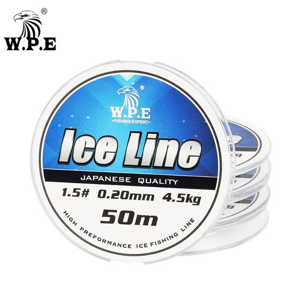 

w.p.e ice fishing line 30m/50m nylon 2.2kg-4.5kg 0.12mm-0.20mm japanese material strong monofilament sinking braid